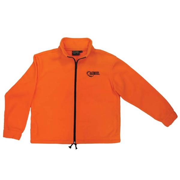 blaze orange fleece jacket